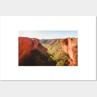 Kings Canyon Vector Painting Posters and Art